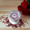Świeca sojowa drewniany knot zapach RÓŻANY 330ml