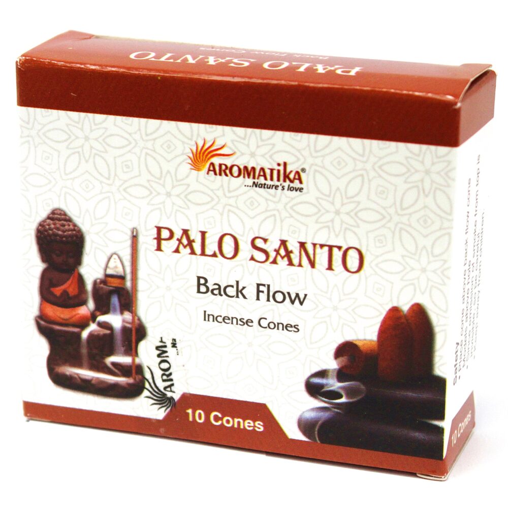 30064.jpeg Kadzidełko Stożkowe Backflow Aromatika - Palo santo