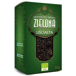 Herbata zielona liściasta EKO 80g  Dary Natury