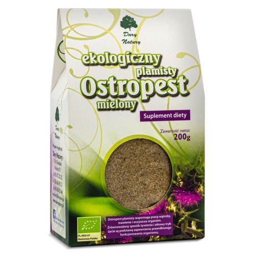 200g Ostropest plamisty mielony EKO 200g Dary Natury