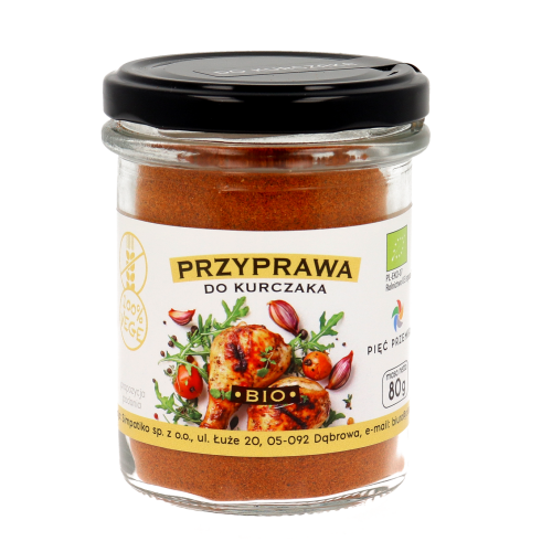 Przyprawa do kurczaka BIO 80g Pięć Przemian