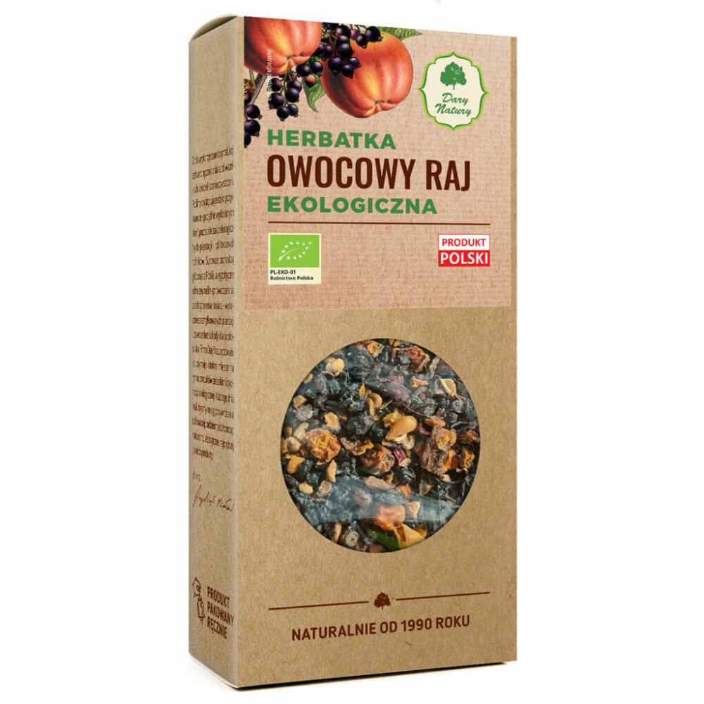 Herbatka Owocowy raj 100g Dary Natury Herbatka Owocowy raj 100g Dary Natury