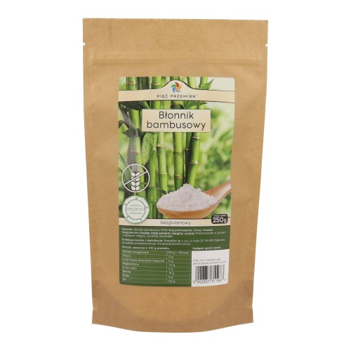 Blonnik-bambusowy Błonnik bambusowy 250g Pięć Przemian
