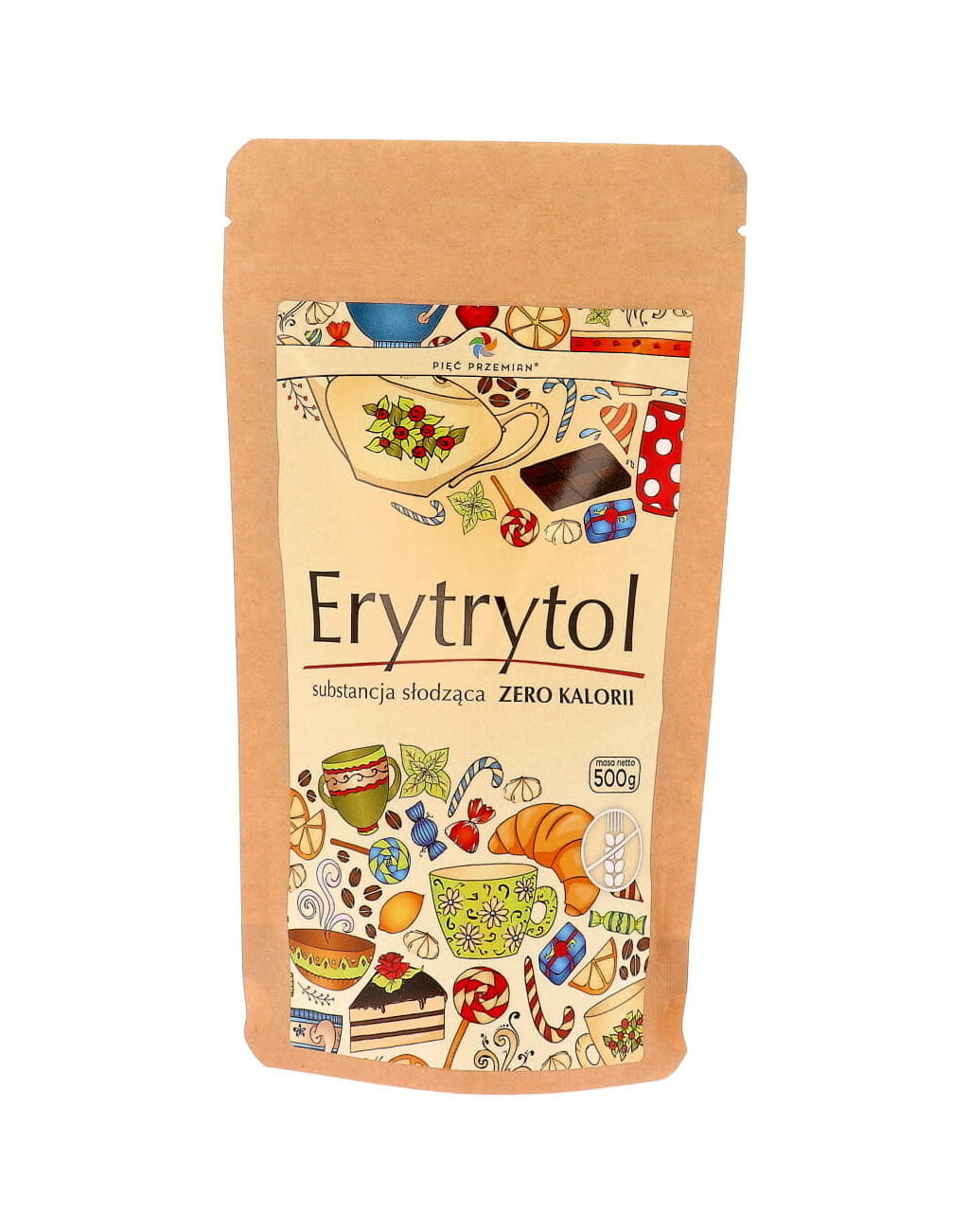 Erytrytol 500g Pięć Przemian
