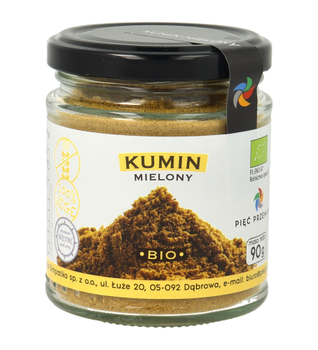 Kumin mielony BIO 90g Pięć Przemian