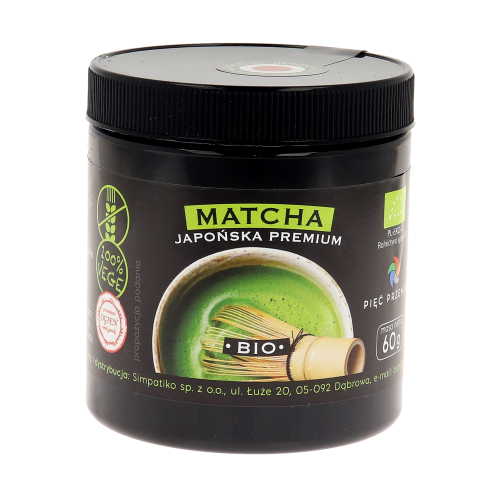 Matcha japońska premium BIO 60g Pięć Przemian