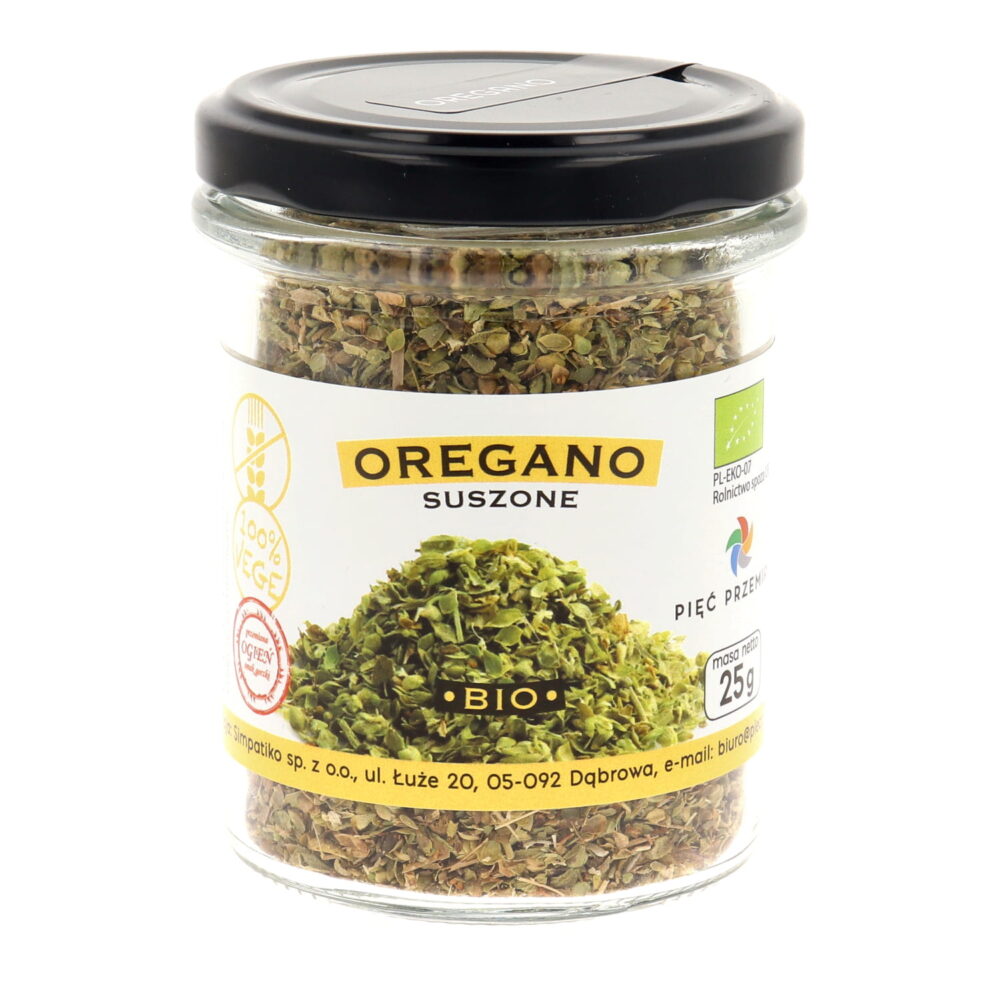 Oregano Oregano suszone BIO 25g Pięć Przemian