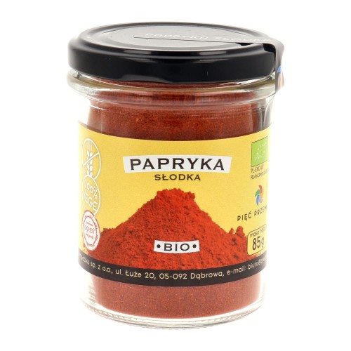 Papryka słodka mielona BIO 85g Pięć Przemian