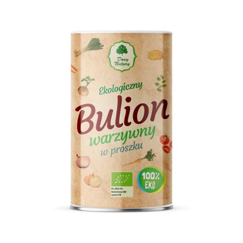 Bulion warzywny w proszku EKO 200g Dary Natury