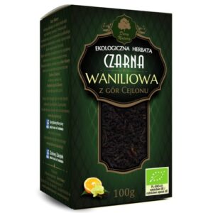 Herbata czarna waniliowa EKO 100g Dary Natury