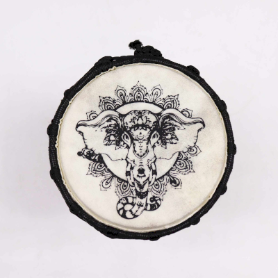 Bęben Djembe Rękodzieło Słoń - 20cm