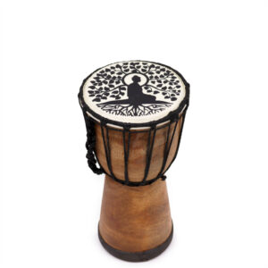 Bęben Djembe Rękodzieło Budda - 25cm