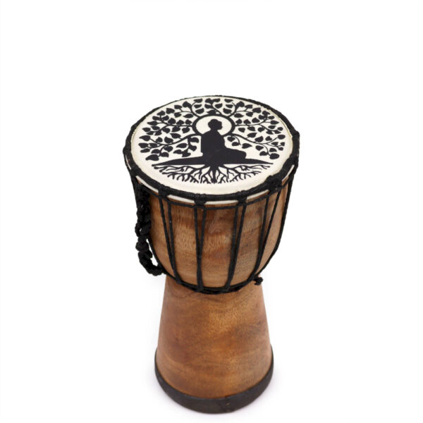 Bęben Djembe Rękodzieło Budda - 25cm
