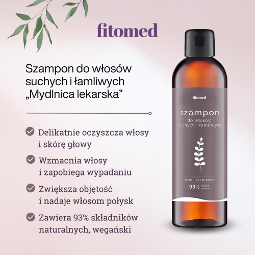 Szampon Ziołowy Włosy Suche i Łamliwe 250ml Fitomed