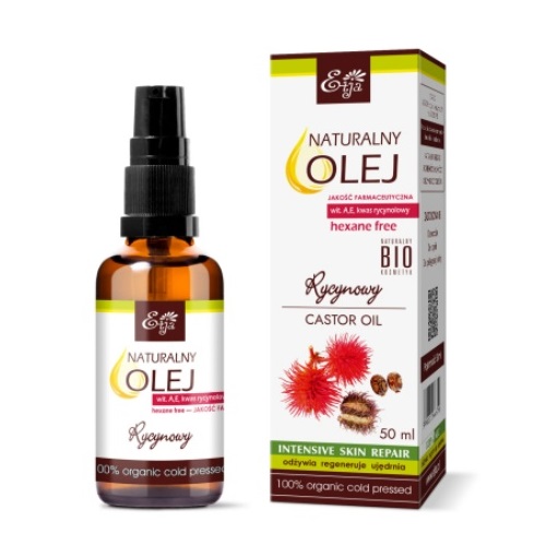 Olej Rycynowy Naturalny BIO 50ml Etja