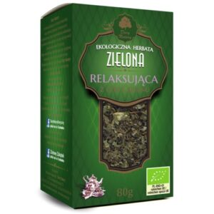 Herbata Zielona Relaksująca EKO 80g Dary Natury
