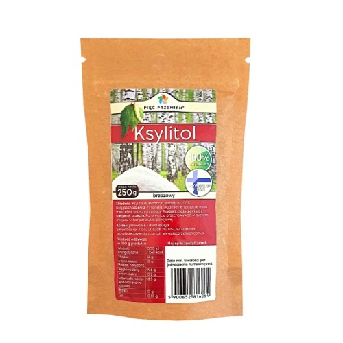 Ksylitol Fiński 250g Pięć Przemian