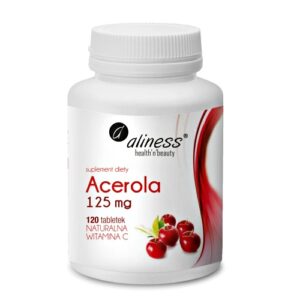 acerola-tab Acerola Naturalna wit. C 125mg 120tabl. Aliness