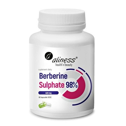 berberyna Berberyna (berberine sulphate) 400mg 60kaps. Aliness