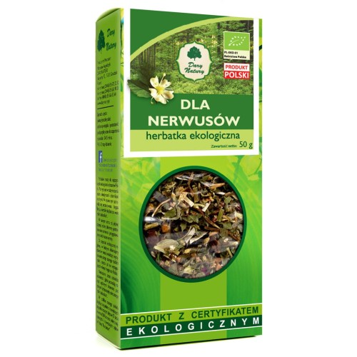 dla-nerwusow Herbatka Dla Nerwusów EKO 50g Dary Natury