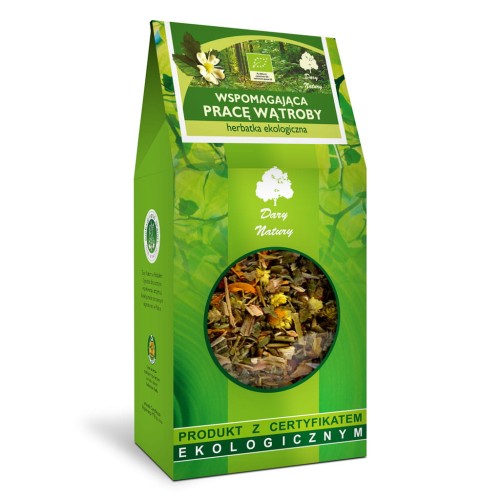 herbatka-na wątrobę Herbatka Na Wątrobę EKO 200g Dary Natury