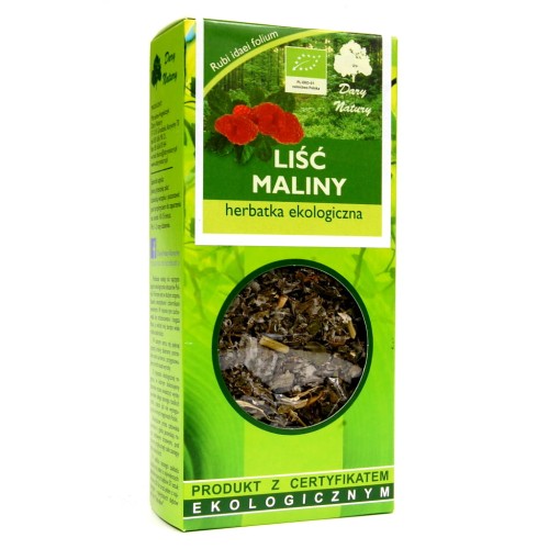 liść-maliny-eko-dary Liść Maliny EKO 25g Dary Natury