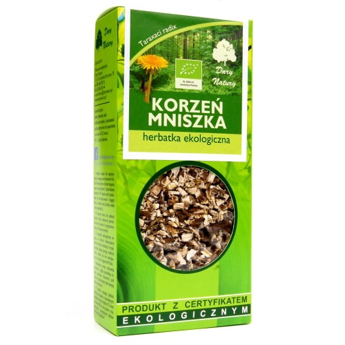 mniszek-korzeń-eko-dary Mniszek Lekarski Korzeń EKO 100g Dary Natury