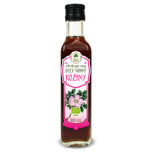 ocet-różany-eko-dary Ocet Winny Różany EKO 250ml Dary Natury