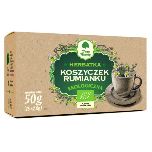 rumianek-koszyczek-eko-fix-dary Rumianek koszyczek EKO FIX 25x2g Dary Natury