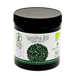 Spirulina BIO 500mg 280tabl Pięć Przemian