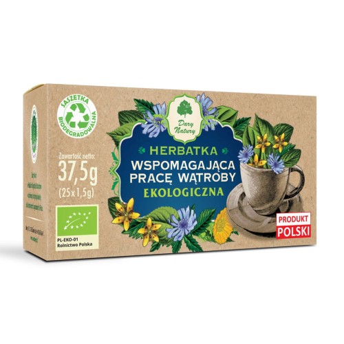 Herbatka Na Wątrobę EKO FIX 25x1,5g Dary Natury