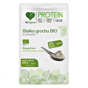Białko Grochu BIO w proszku 200g BeOrganic
