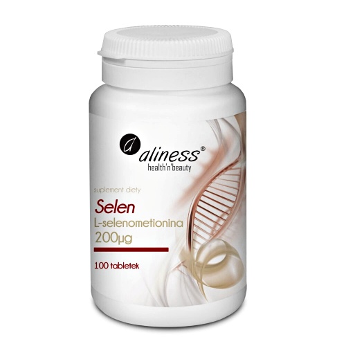 Selen-L-Selenometionina Selen L-selenometionina 200µg 100tabl. Aliness