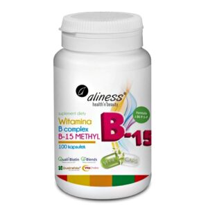 Witamina b-complex B-15 Witamina B-complex B-15 Methyl 100kaps. Aliness