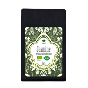 Zielona-JAŚMINOWA-BIO Herbata Zielona Jaśminowa liściasta EKO 100g Ecoblik