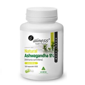 ashwaganda-aliness Ashwagandha 555mg 100kaps. Aliness