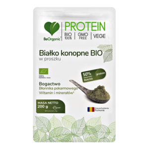 białko_konopne_bio Białko Konopne BIO w proszku 200g BeOrganic
