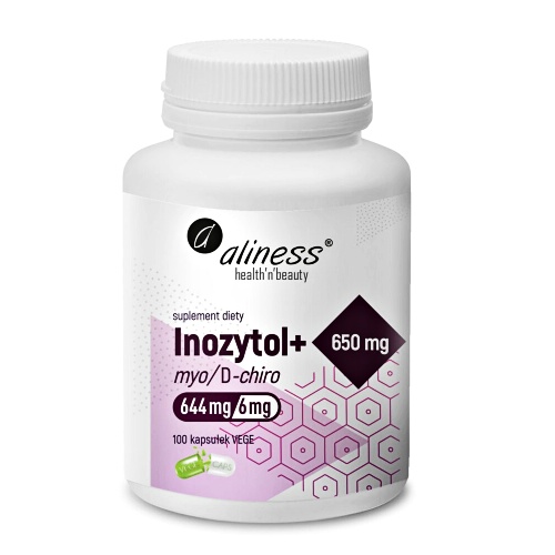 Inozytol 650mg + B6 100kaps. Aliness