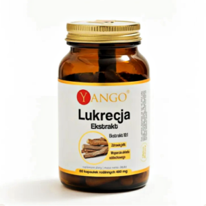 lukrecja ekstrakt Lukrecja Ekstrakt 60kaps. YANGO