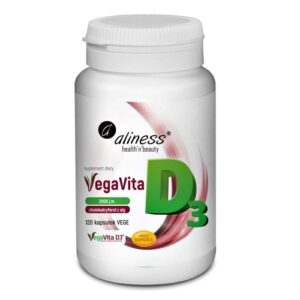 Witamina D3 z alg VEGAN 2000 j.m. 120 kaps. Aliness