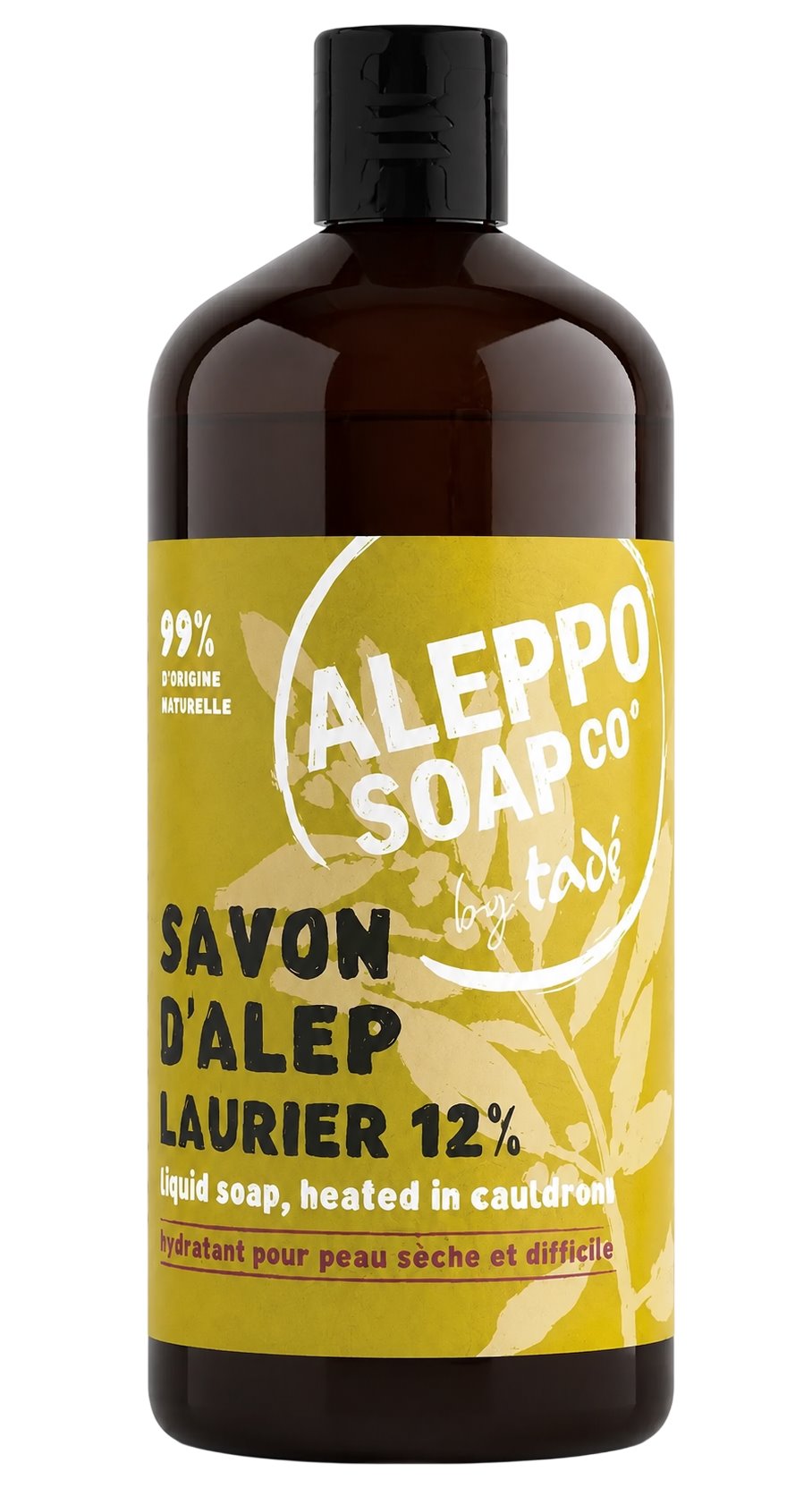 Mydło z Aleppo 12% oleju Laurowego w Płynie 1000ml TADE