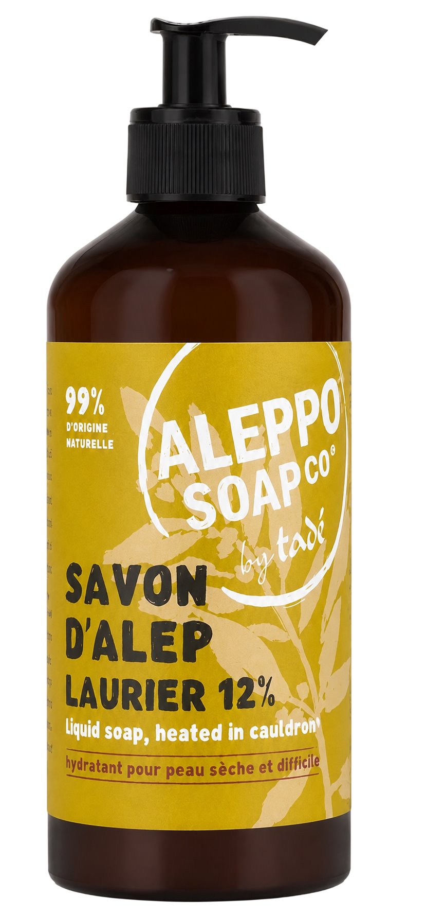 Mydło z Aleppo 12% oleju Laurowego w Płynie 500ml TADE