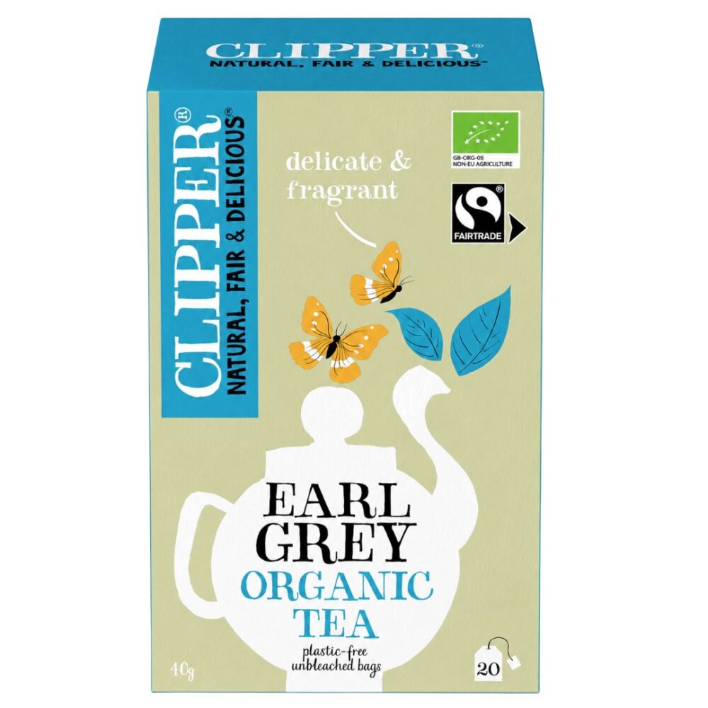 CLIPPER Herbata Czarna Earl Grey FAIR TRADE BIO 20*2g CLIPPER Herbata Czarna Earl Grey Fair Trade BIO 20*2g