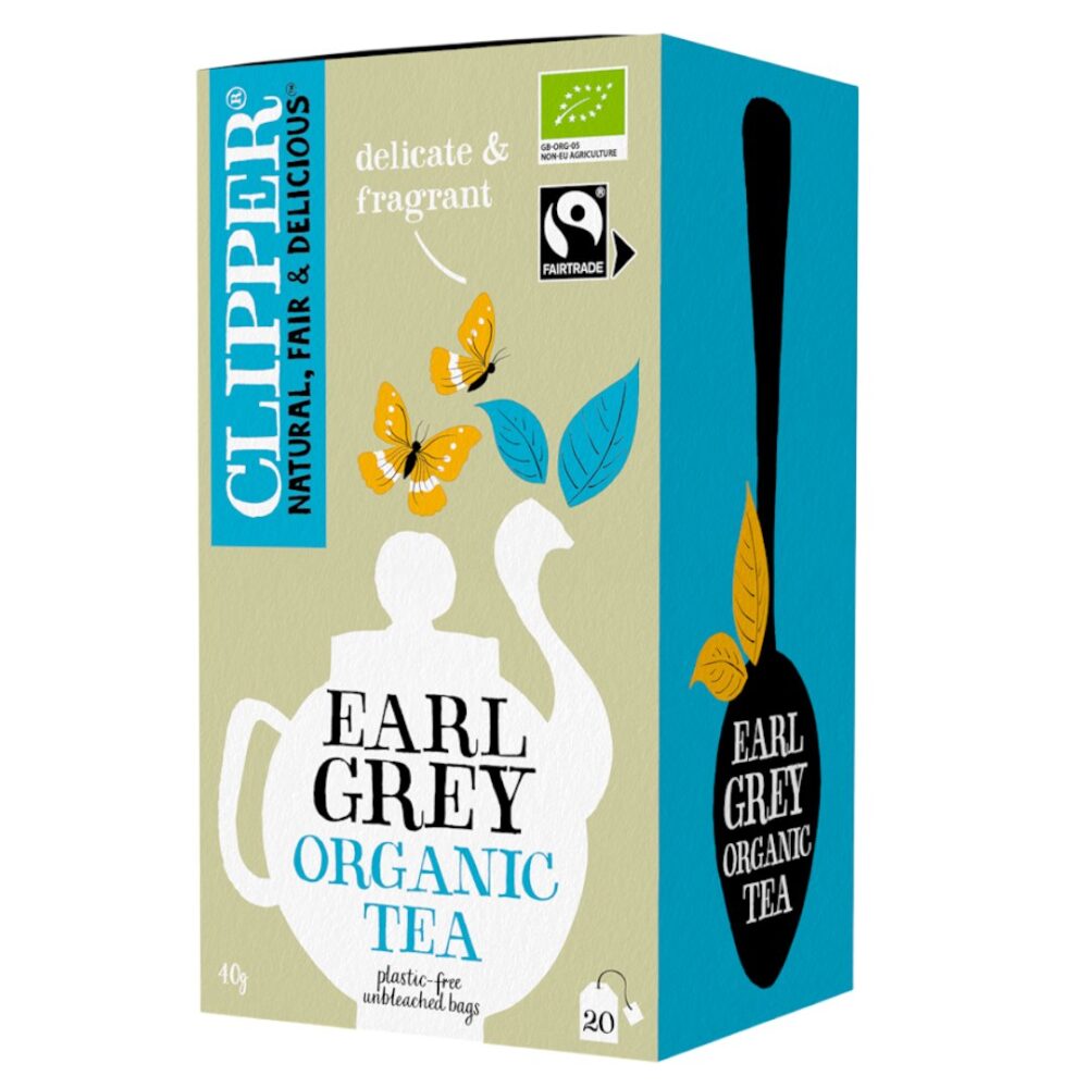 CLIPPER Herbata Czarna Earl Grey FAIR TRADE BIO 20*2g CLIPPER Herbata Czarna Earl Grey Fair Trade BIO 20*2g