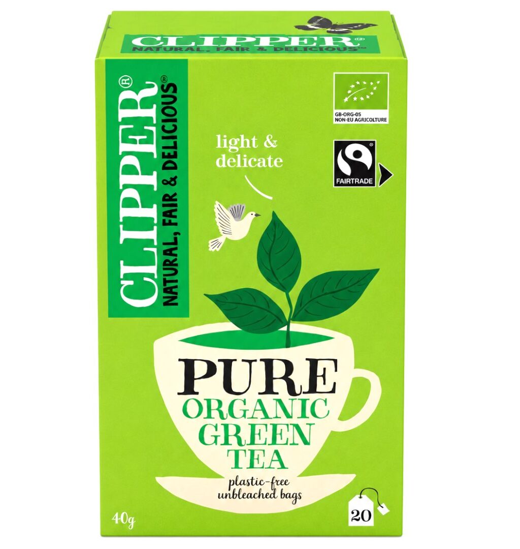 CLIPPER Herbata Zielona Fair Trade BIO 20*2g