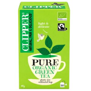 CLIPPER Herbata Zielona Fair Trade BIO 20*2g
