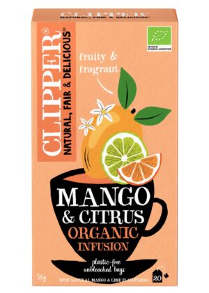 CLIPPER Herbatka Mango i owoce cytrusowe BIO 20*1,8g