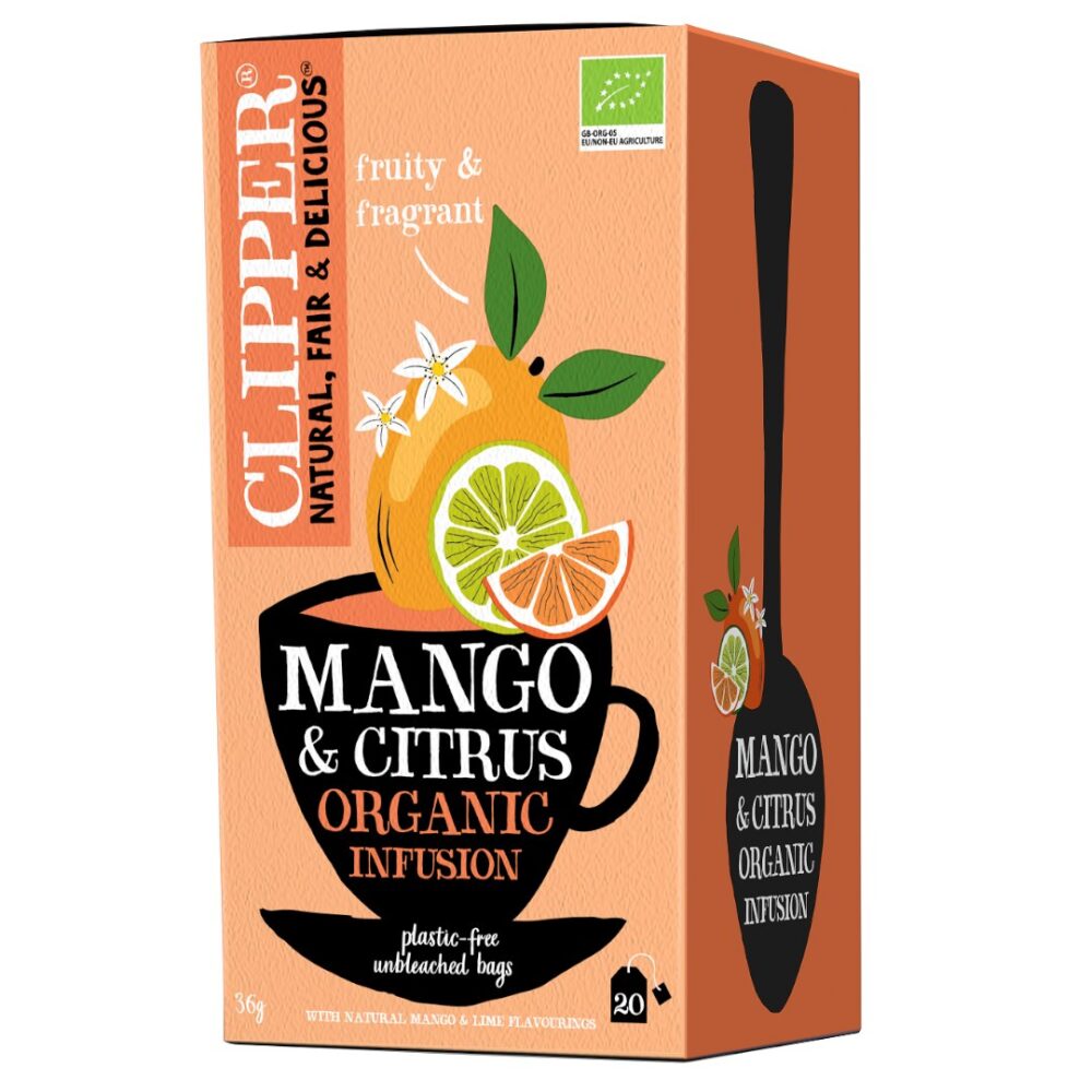 CLIPPER Herbatka Mango i owoce cytrusowe BIO 20*1,8g