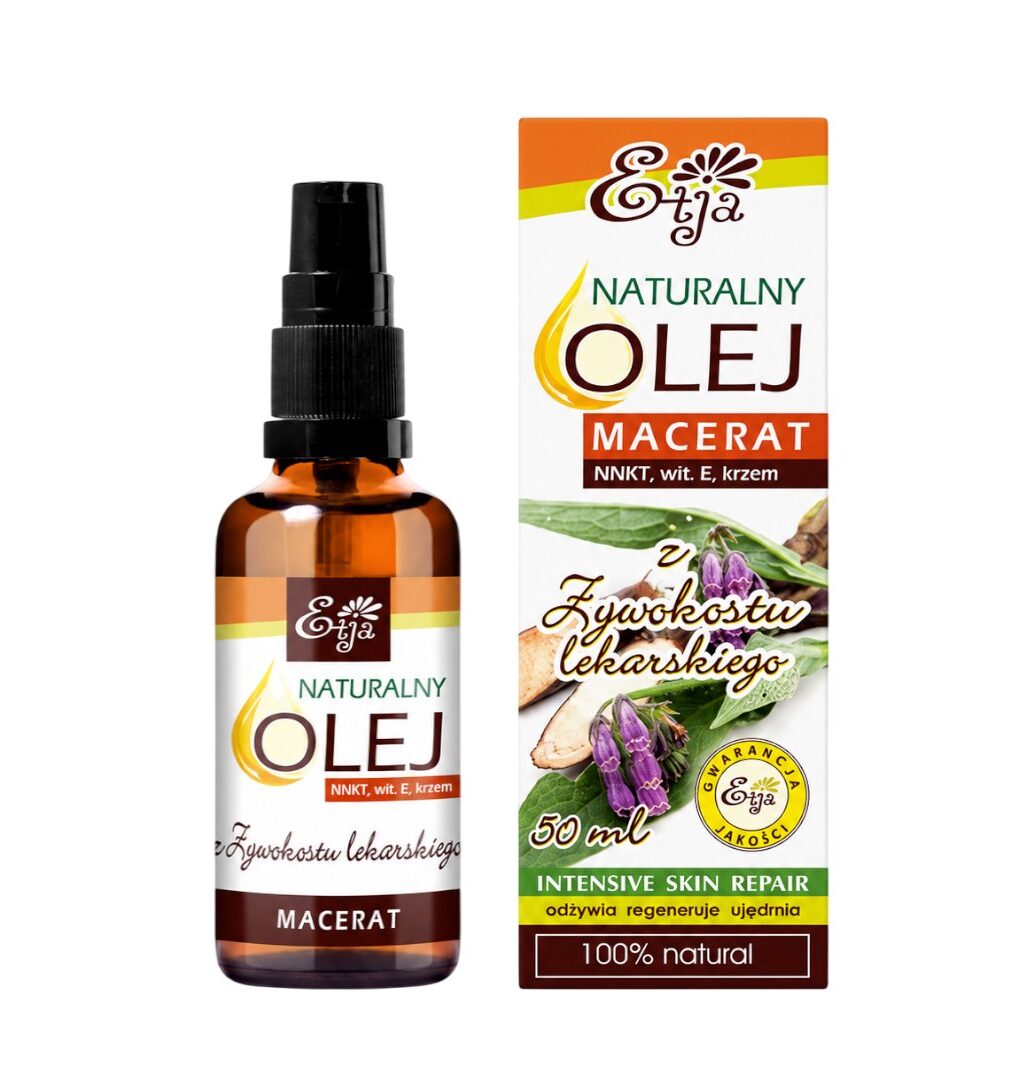 ETJA Olej z Żywokostu Lekarskiego (macerat) 50ml Olej z Żywokostu Lekarskiego (macerat) 50ml ETJA
