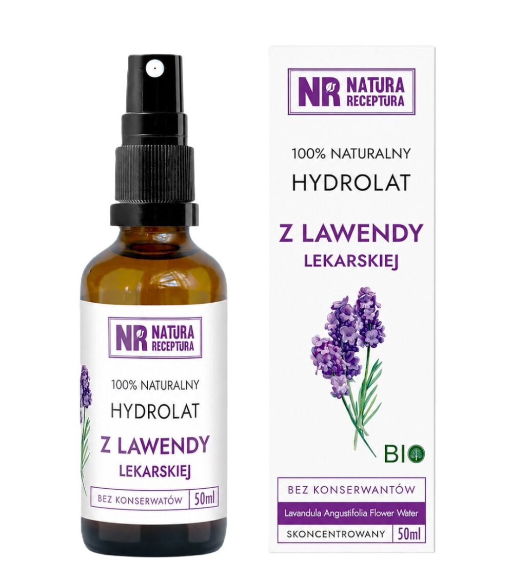 Hydrolat z lawendy lekarskiej EKO 50ml NATURA RECEPTURA Hydrolat z lawendy lekarskiej EKO 50ml NATURA RECEPTURA
